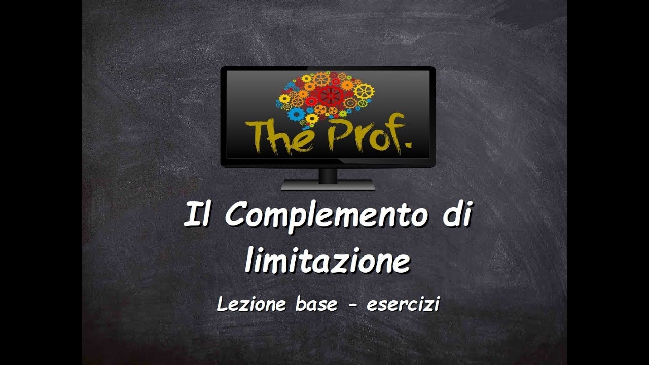Analisi logica: Il Complemento di limitazione (esercizi)