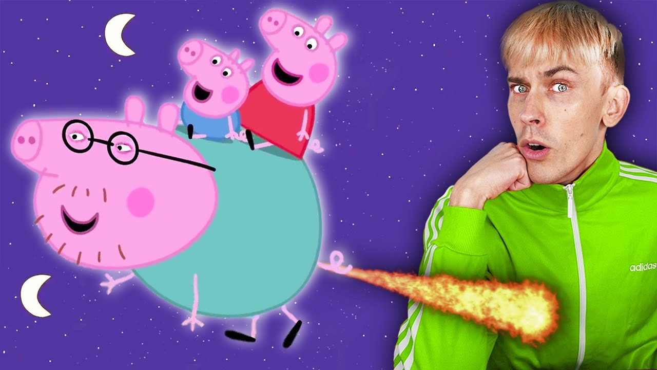 ŚWINKA PEPPA LECI W KOSMOS | PARODIA | Bajki po Polsku