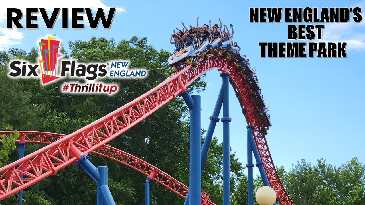 Обзор и описание Six Flags New England, Агавам, Массачусетс | Лучший тематический парк Новой Англии
