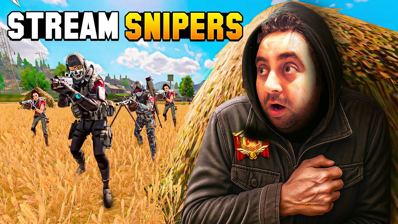 ESTO ES ENFERMIZO, 4 STREAMERS ME PERSIGUEN DURANTE 10 PARTIDAS Y 6 HORAS EN BATTLE ROYALE EN COD M