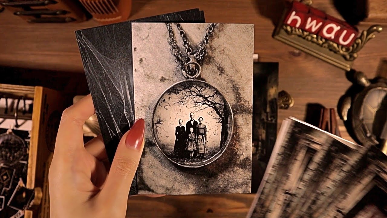 Journaling ASMR 으스스 패스포트 다이어리 꾸미기⛓️빈티지 다꾸 Scrapbooking Relaxing Sounds コラージュ