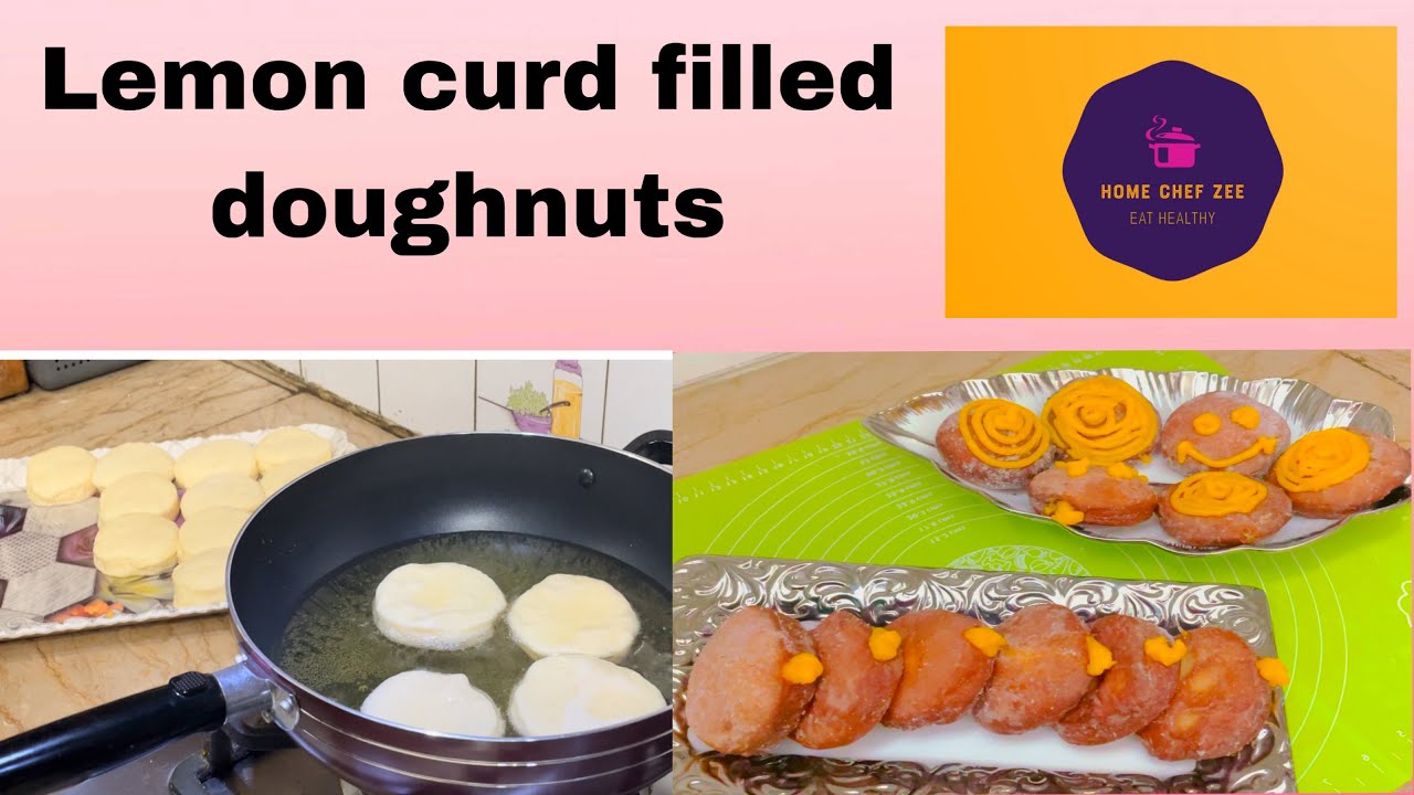 Lemon Curd filled Donuts 