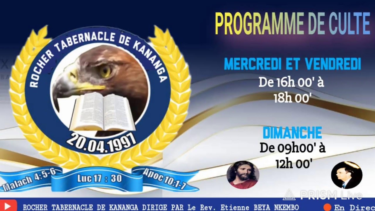 ROCHER TAB DE KGA culte du Dim 08 Mars2026-Ecoute l'avertissement de la sentinel-Past Auguy Mbantshi