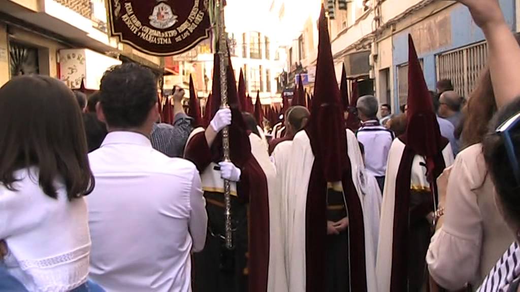 Banda de cabecera del Rescate. PARAISO Jueves Santo 2015. Linares (Jaén)