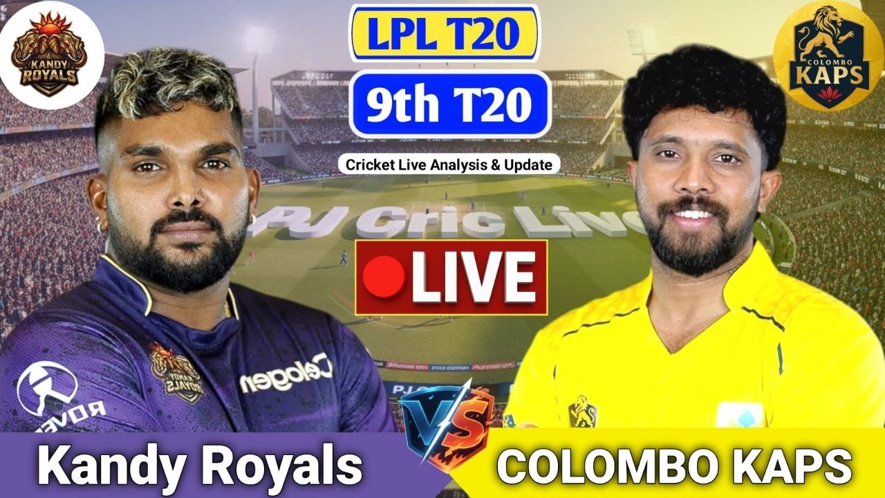 Kandy Royals Vs Colombo Kaps T20 Match | Live Score Analysis & Discussion | LPL T20 2026