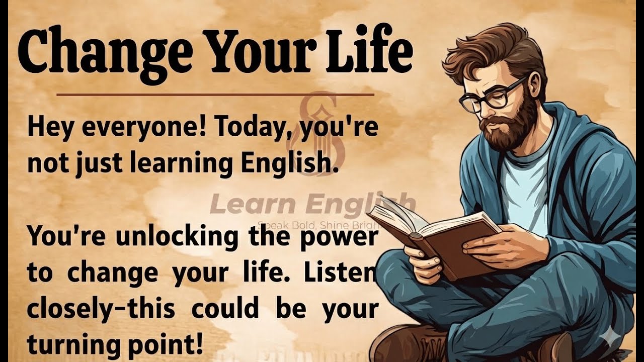 Change Your Life || English Listening Practice ✅|| Graded Reader || Improve Your English