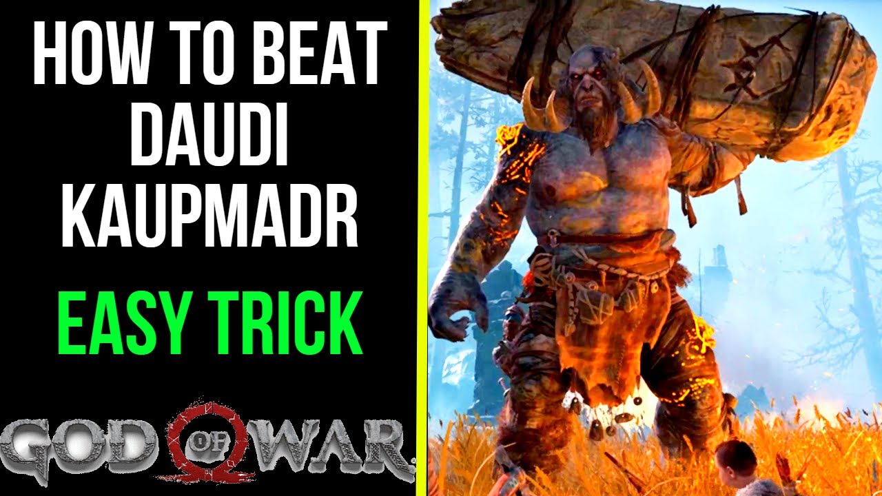 God of War - How to Beat Daudi Kaupmadr