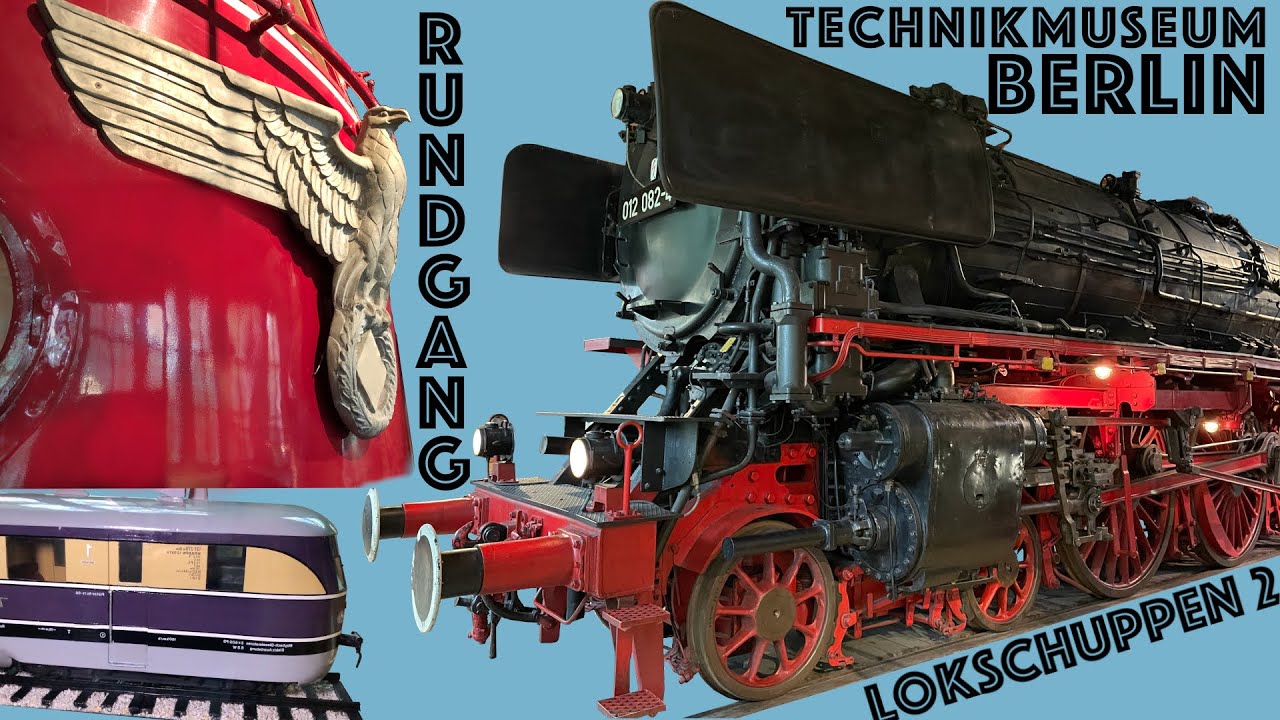 Historische Lokomotiven Technikmuseum Berlin E44 / E19 / E71 / BR 12 / KÖF