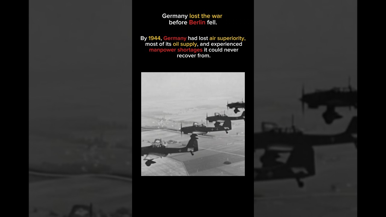 Germany Lost The War Before Berlin Fell 