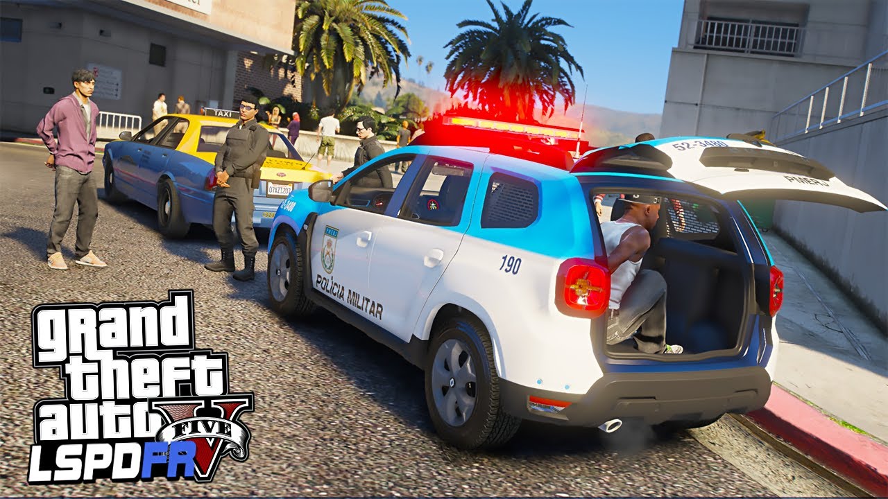 TAXISTA JOGOU O BO PARA O PASSAGEIRO! - PMERJ - GTA 5 ROTINA POLICIAL