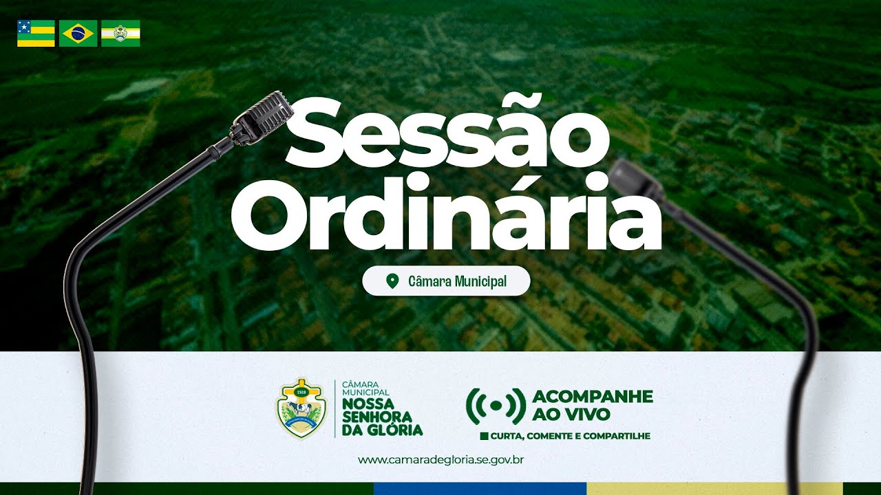 Sessão ESPECIAL da Câmara Municipal de N. Sr.ª da Glória - Sergipe - 10/02/2026