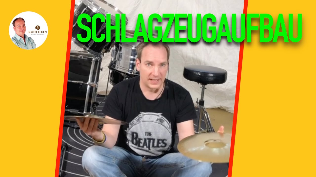 Aufbau eines Schlagzeugs / Schlagzeug lernen - Drum-Set Aufbau mit vielen Tipps und Tricks vom Profi