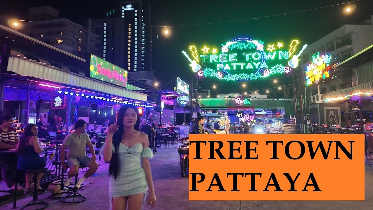 [4K] Bar Beer Tree Town Pattaya. 29 March 2026