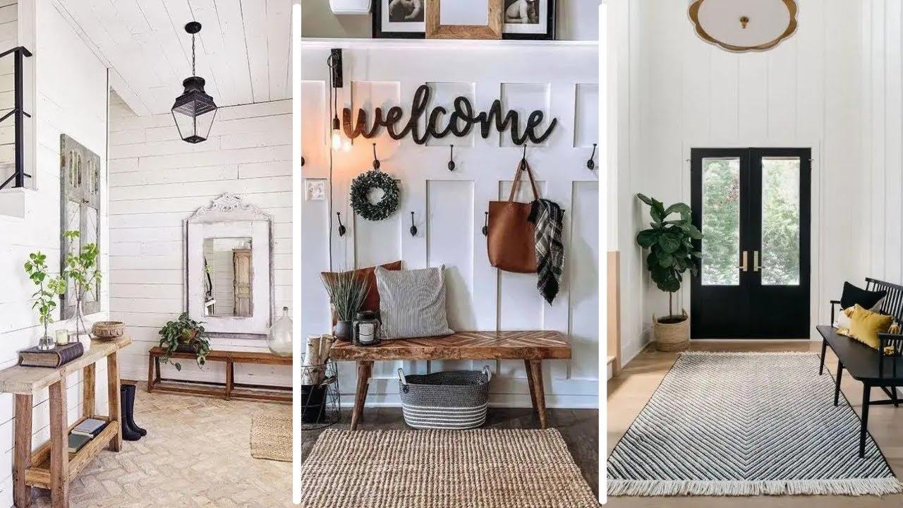 70 Cozy and Inviting Modern Farmhouse Entryways