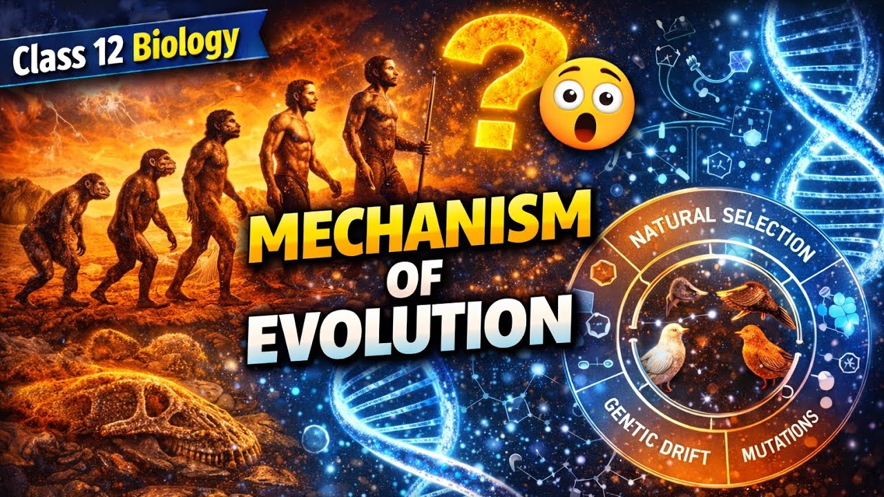 Mechanism of Evolution: Mutation, Selection & Drift 🌿