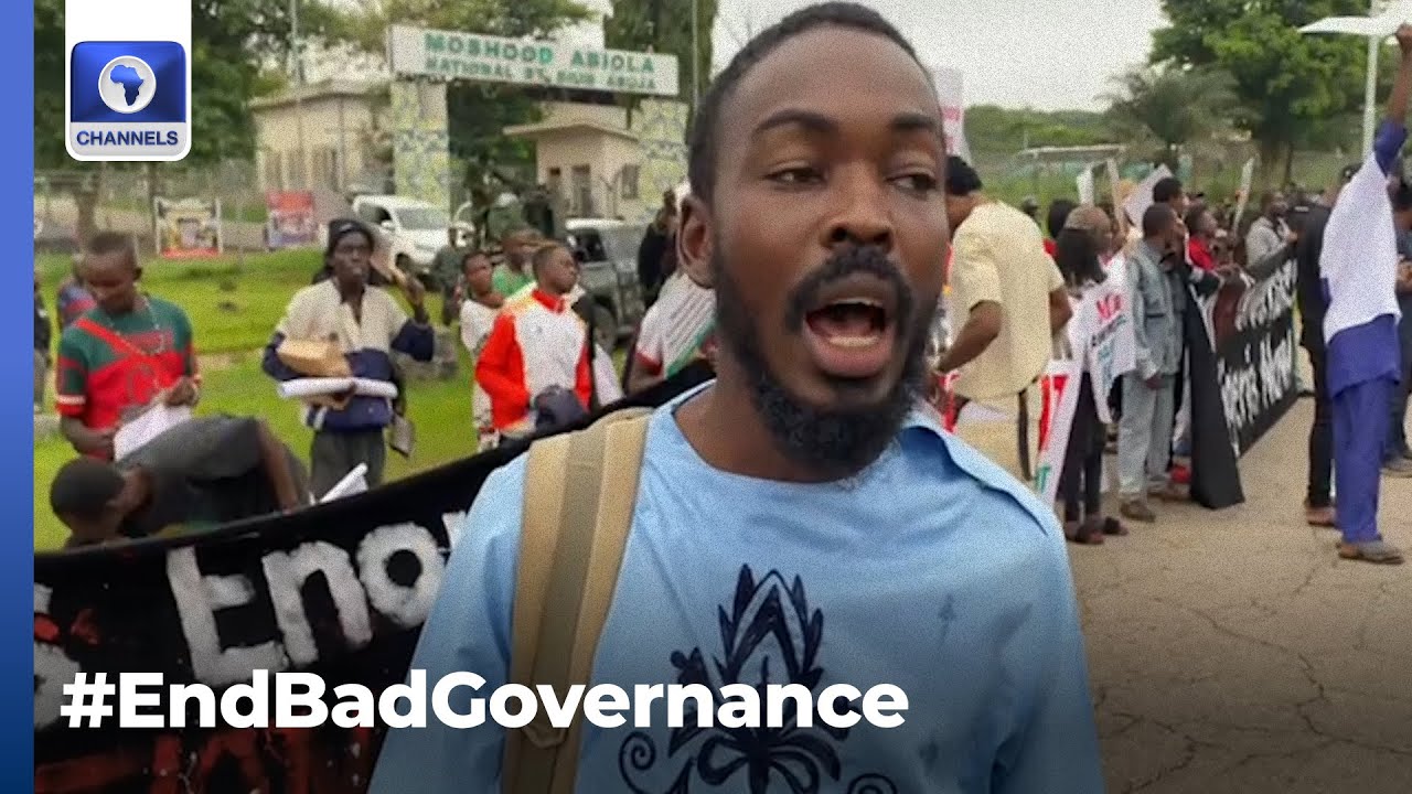 ‘Hunger Brought Me Out’, Protesters Storm Street In Abuja