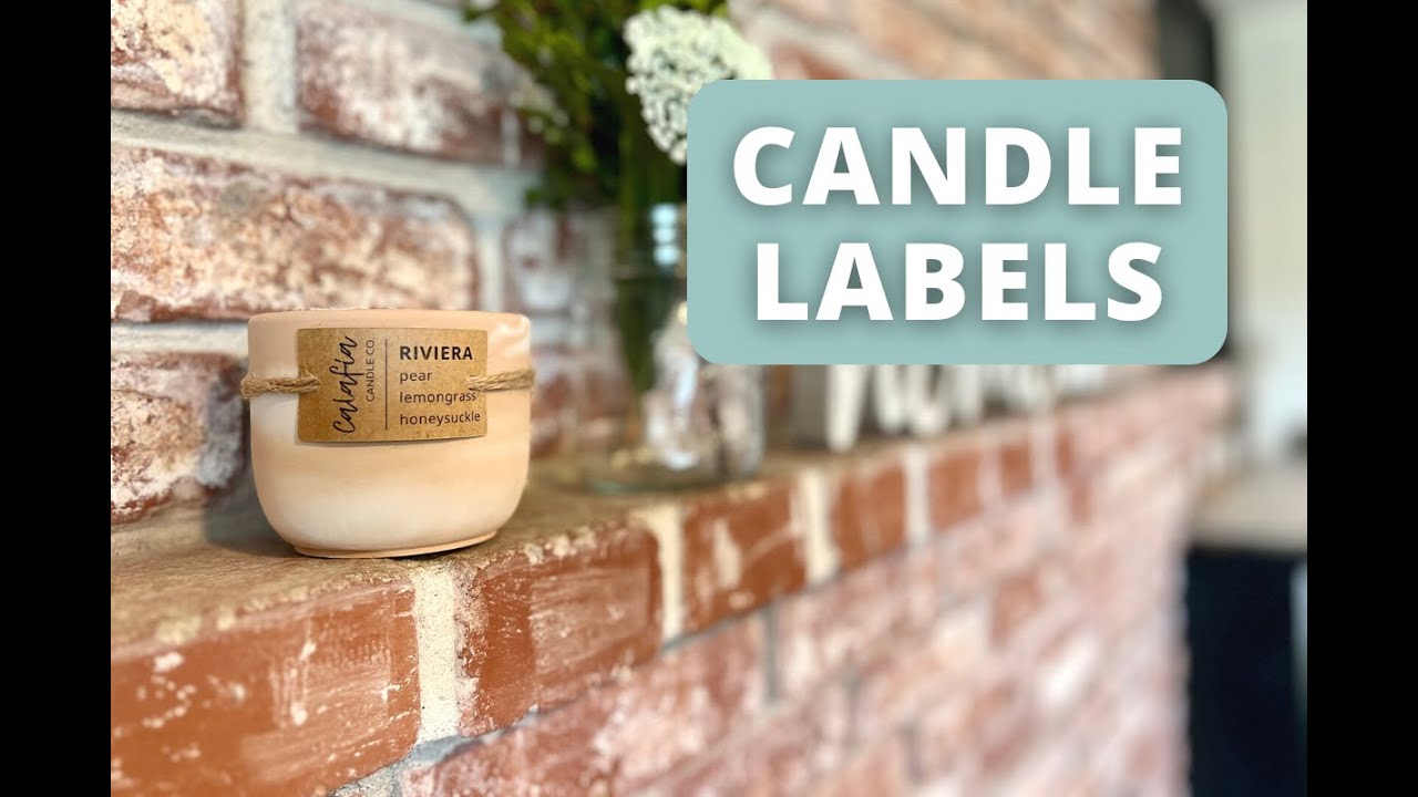 How I Design/Print/Cut My Candle Labels