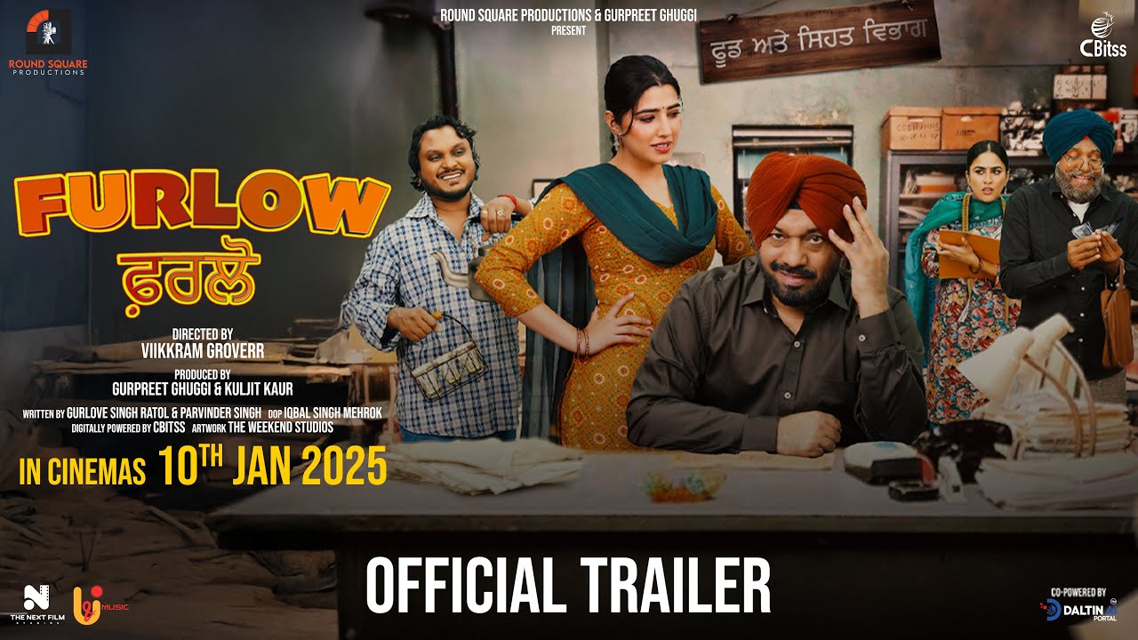 FURLOW (Official Trailer) Gurpreet Ghuggi | Love Gill | Honey Mattu | In Cinemas 10th January 2025