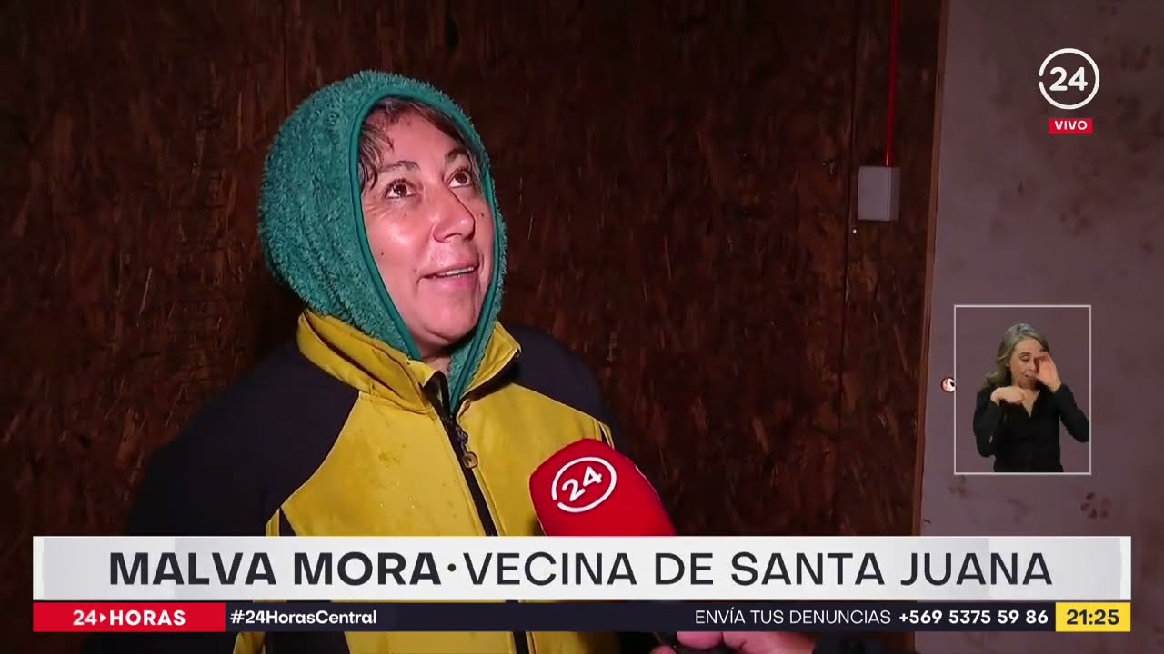 Temporal de viento y lluvia avanza hacia la zona central