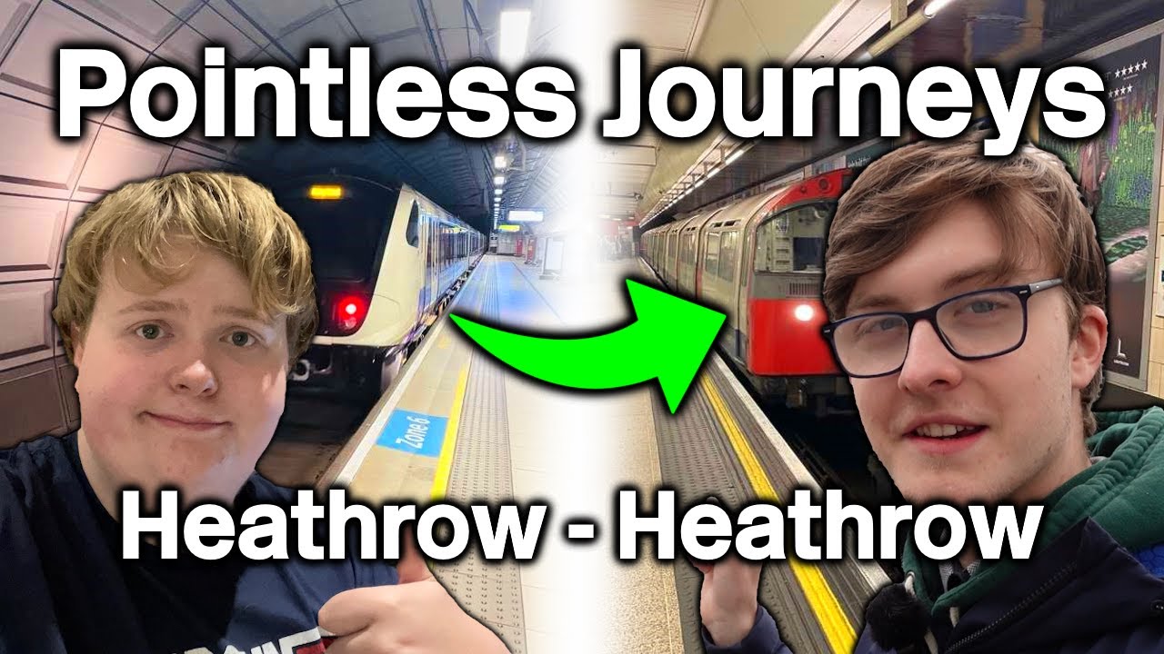 Heathrow to Heathrow (Elizabeth Line to Piccadilly Line) - Pointless Journeys ft. @HillierHugh