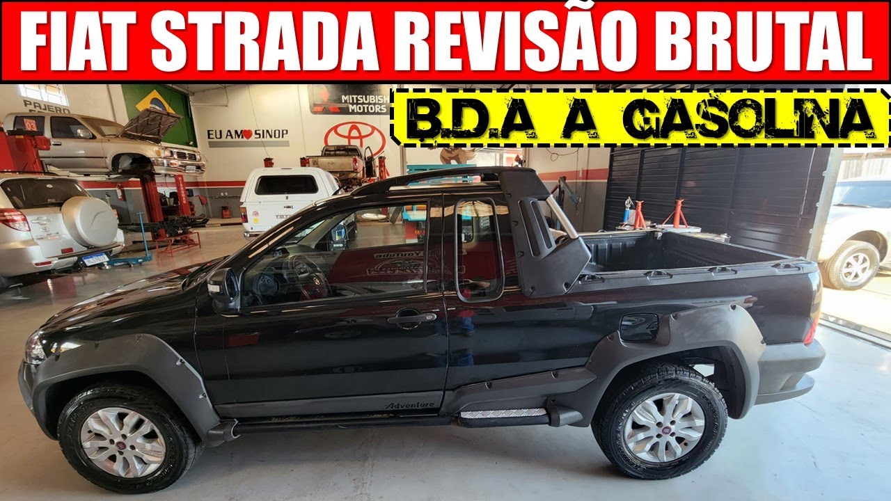 EP. 864// Fiat STRADA Revisão BRUTAL com Elementos de REVITALIZAÇÃO! Troca Câmbio, Farol e Mais!