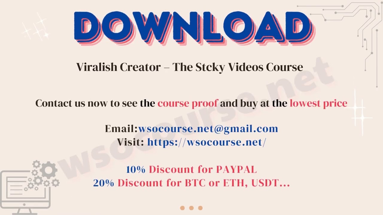 [Wsocourse.net] Viralish Creator &ndash; The Stcky Videos Course