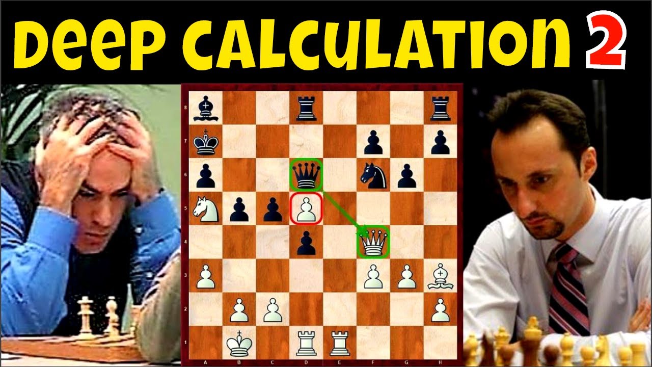 Grabehan ang mga calculations!!! || GM Kasparov vs. GM Topalov || # 351