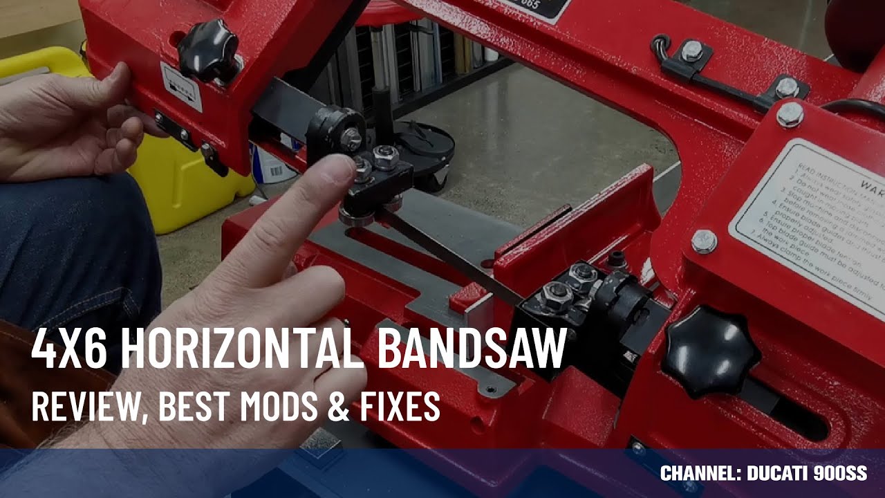 4x6 Bandsaw Review, Best Mods & Fixes - Rob's Garage