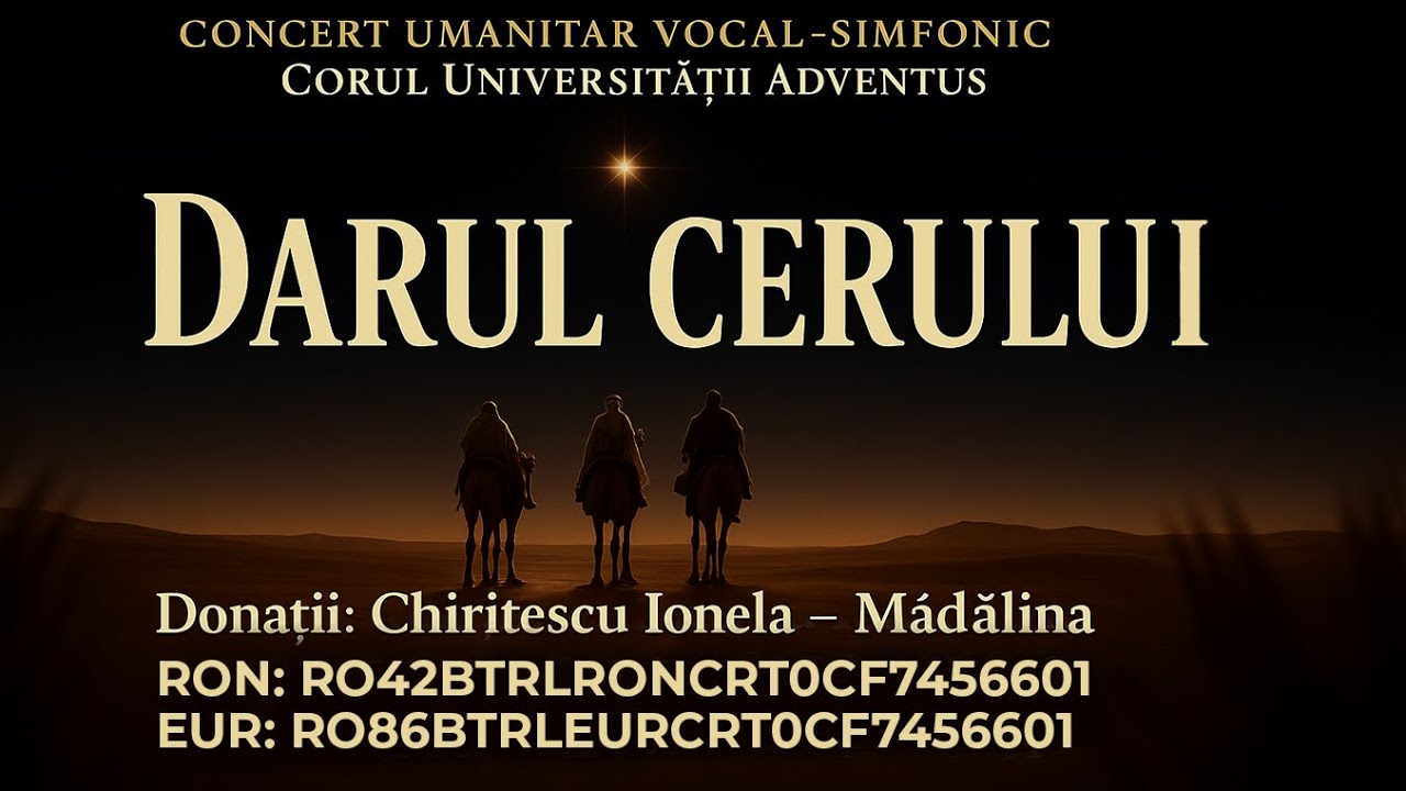 Concert vocal-simfonic „Darul Cerului