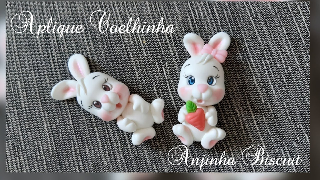 Diy- Coelhinha manual em #Biscuit (Páscoa)