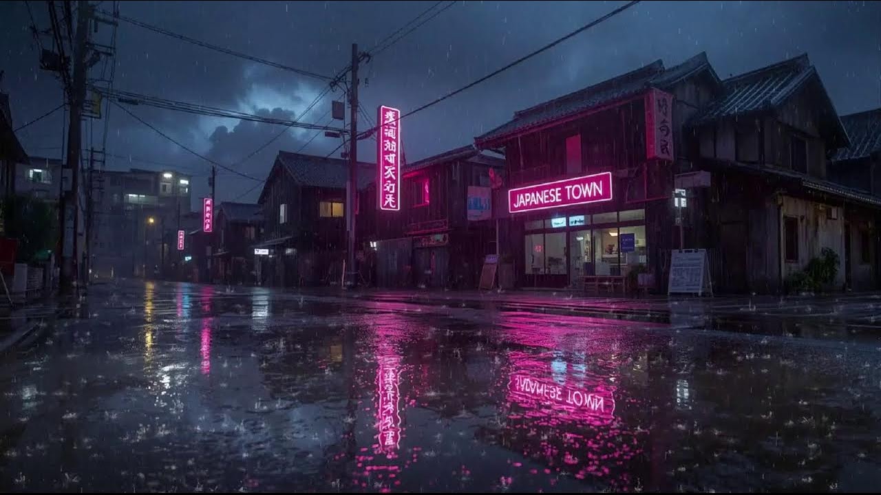 Night Rain Ambience 🌙 Lofi Beats for Focus, Relax & Quiet Moments #90