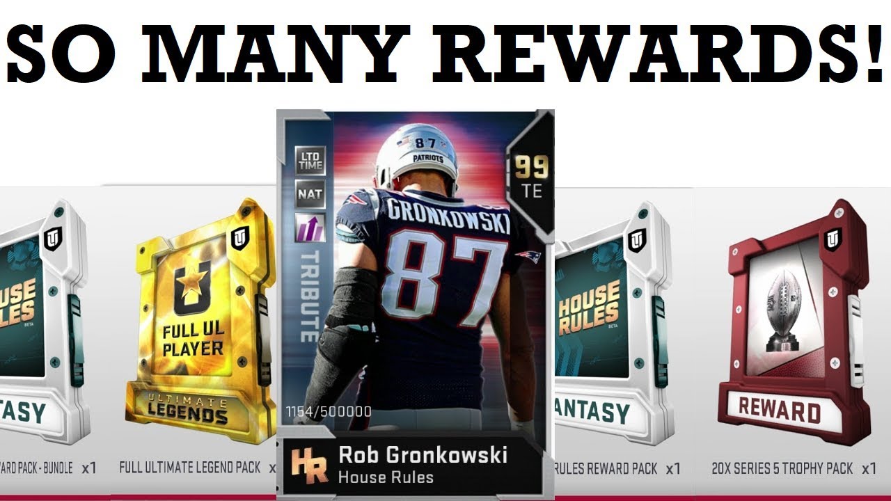 THE BEST THING IN MADDEN RIGHT NOW! 10 WIN HOUSE RULES REWARDS!