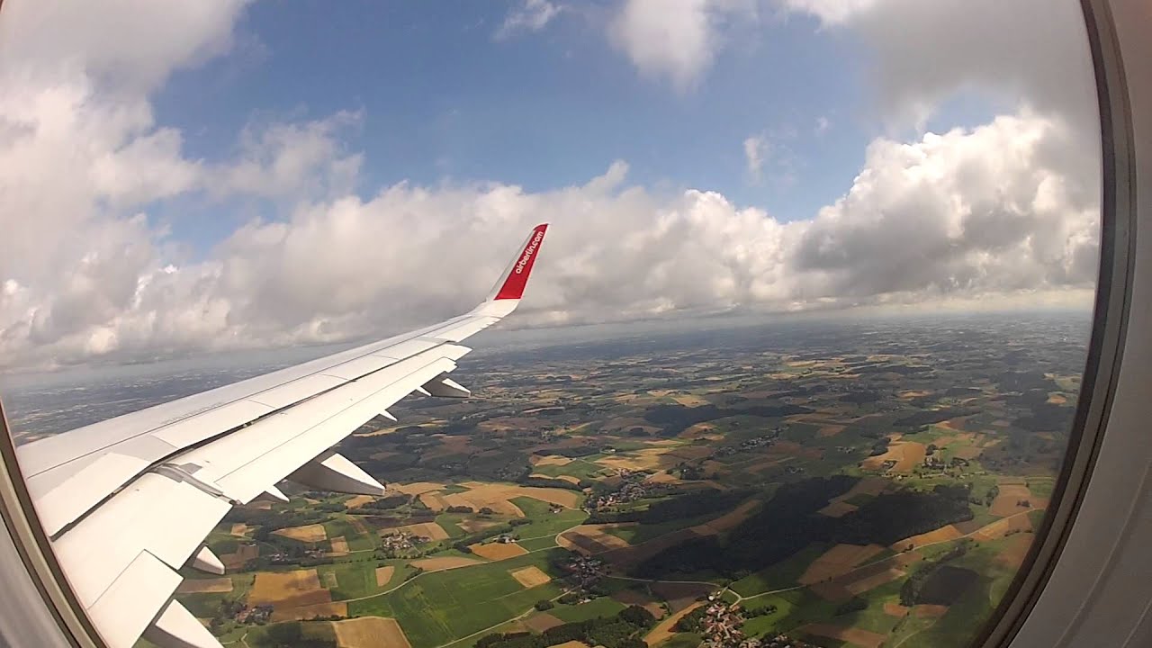 Air Berlin Flugzeuglandung - Turbulenzen - ich dachte wir stürzen ab