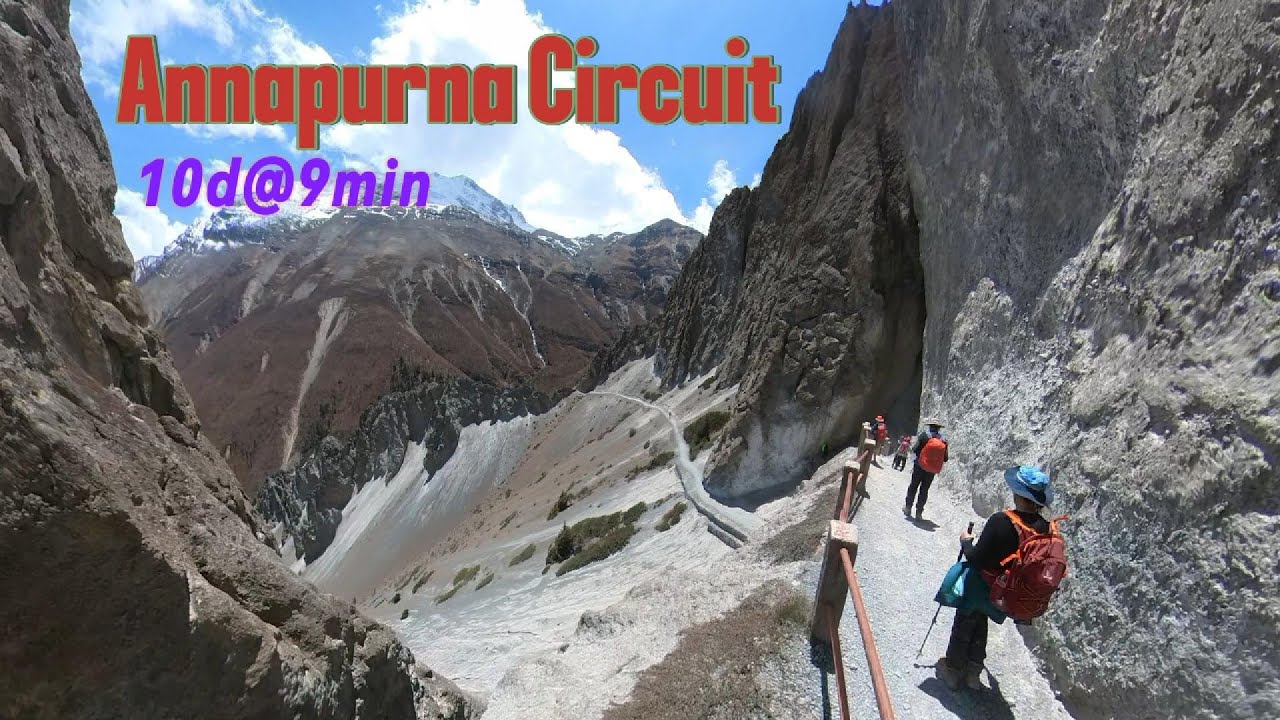 Annapurna circuit + Tilicho: 10d in 9 mins
