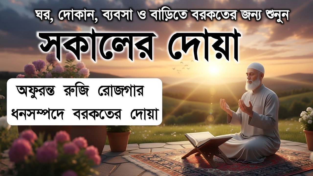সকালটা শুরু হোক হৃদয় শীতল করা বরকতময় আয়াত দিয়ে। সকালের দোয়া ও জিকির। Morning Dua Full by Alaa Aqel