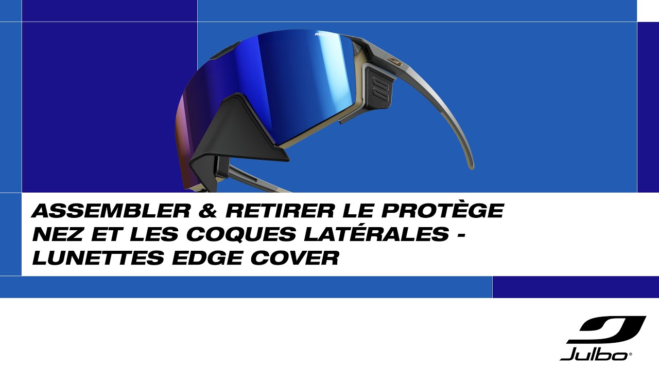 Comment changer les coques de protection des lunettes de soleil EDGE COVER ? | Julbo