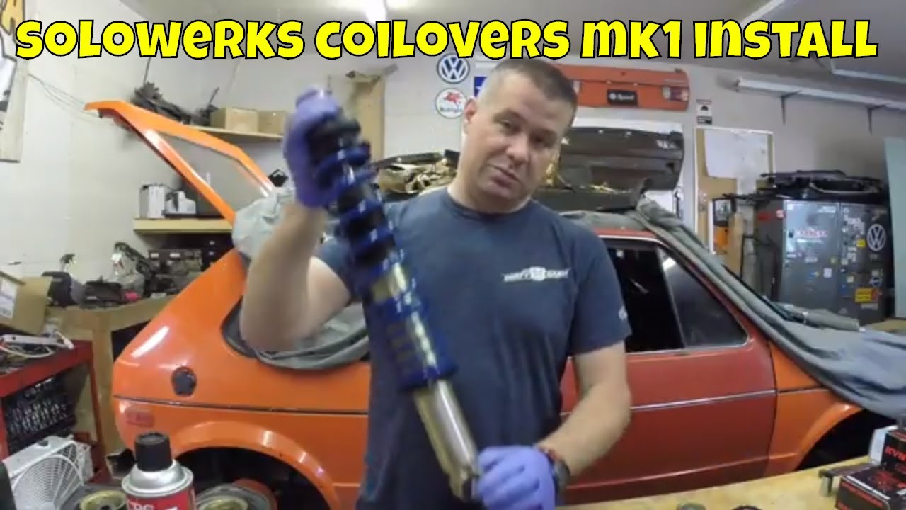 УСТАНОВКА КОЙЛОВЕРОВ Solowerks S1 на мой VW RABBIT!