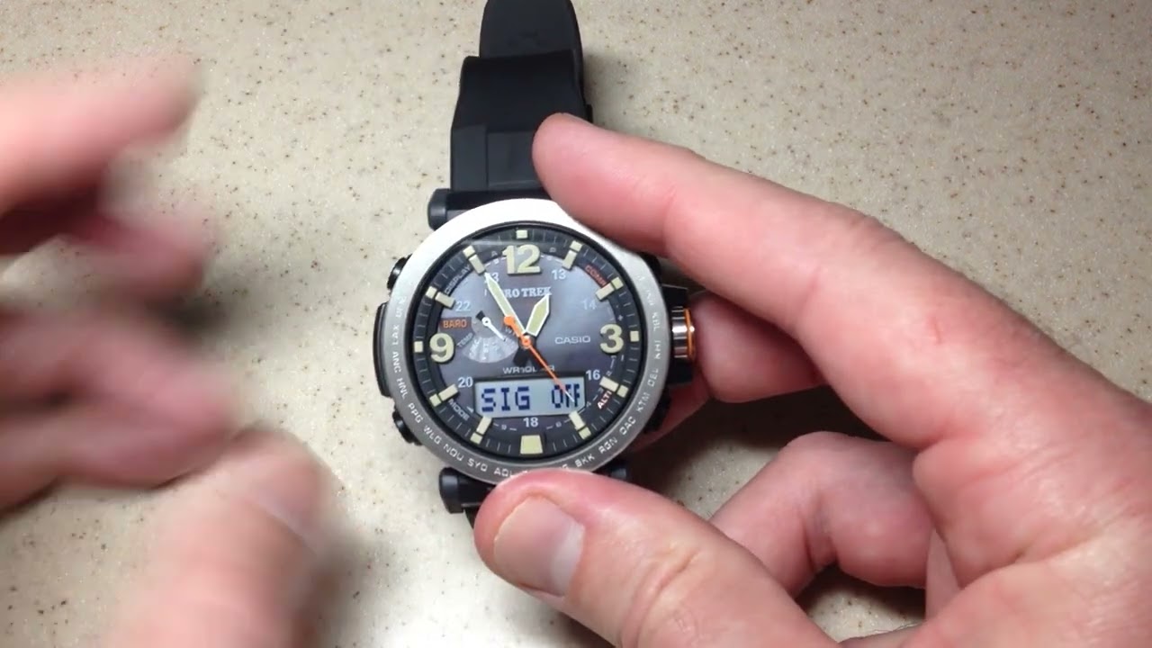 Casio Pro Trek (PRG-600) | Hourly Chime