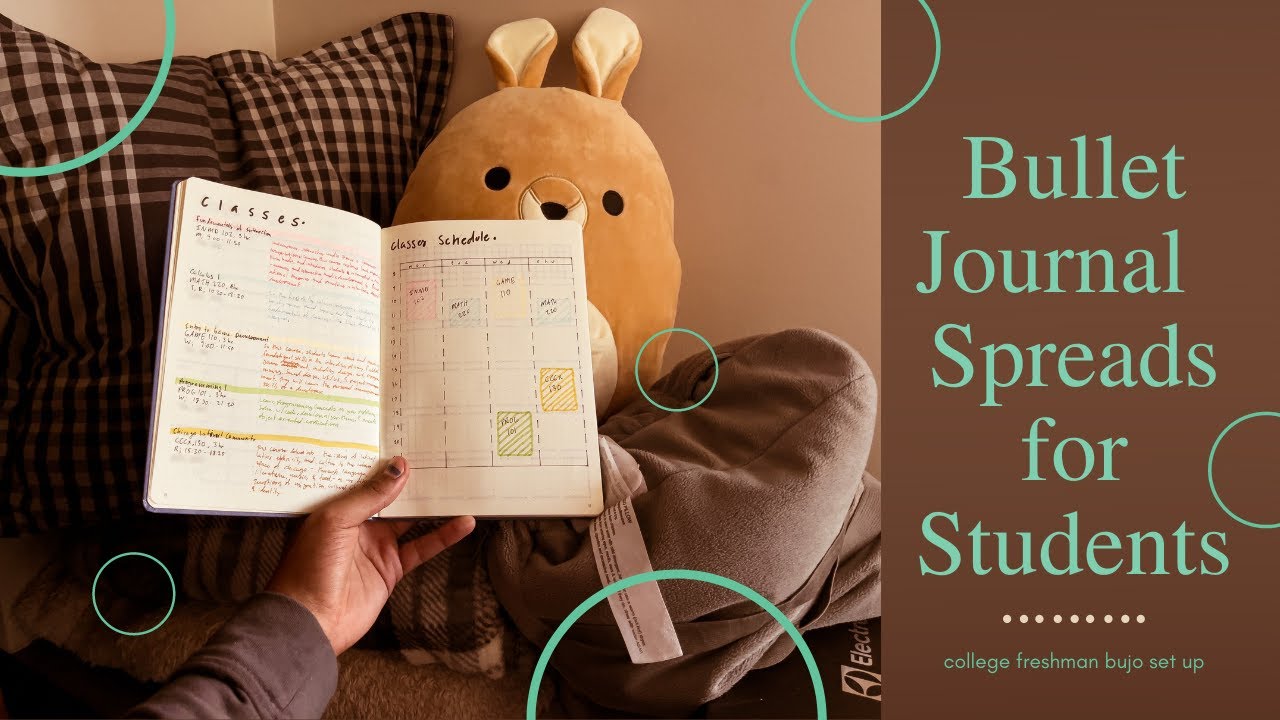 Bullet Journal for College Students | my college freshman bujo set up