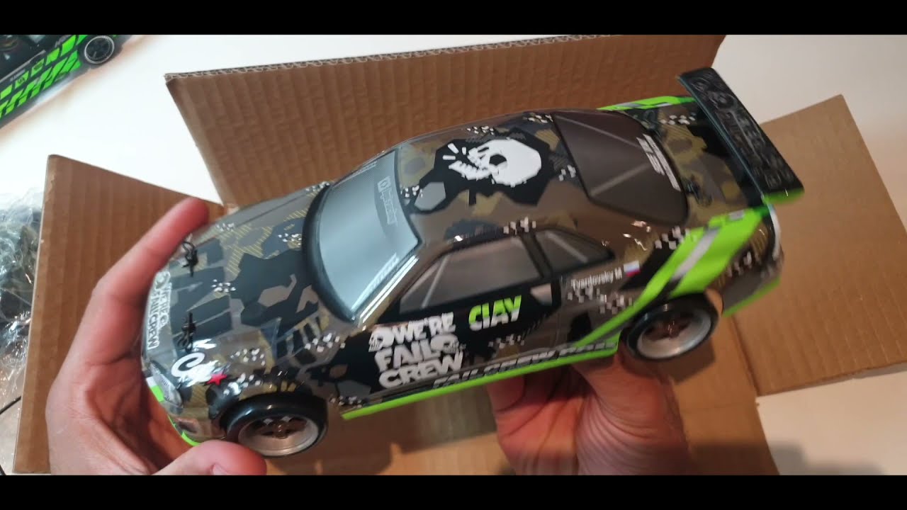 Garage RC presents ....HPI .MICRO RS4 DRIFT SPEC  Fail Crew Nissan Skyline R34 GT-R UNBOXING REVIEW