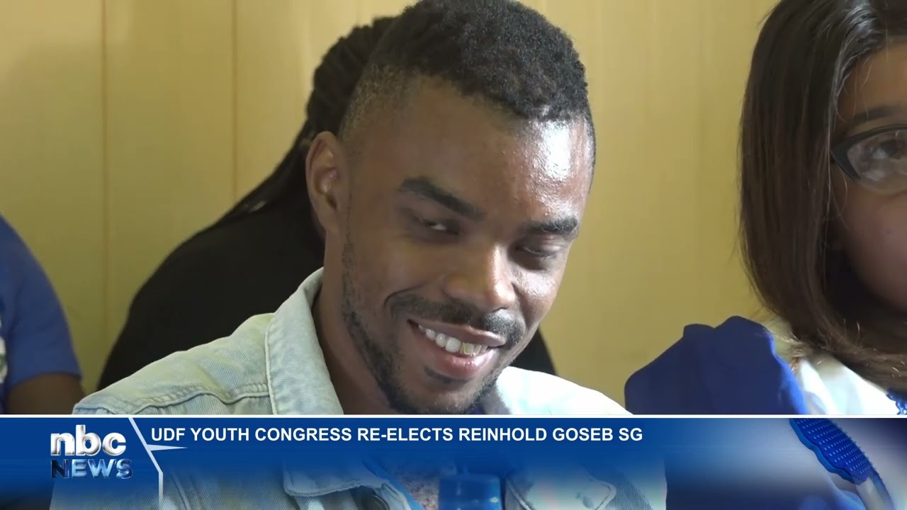 UDF youth congress re-elects Reinhold Goseb as SG - nbc