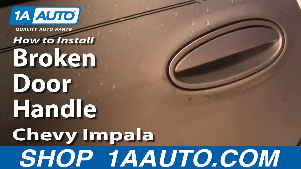 Как заменить наружную дверную ручку на Chevrolet Impala 2000-2005 годов выпуска