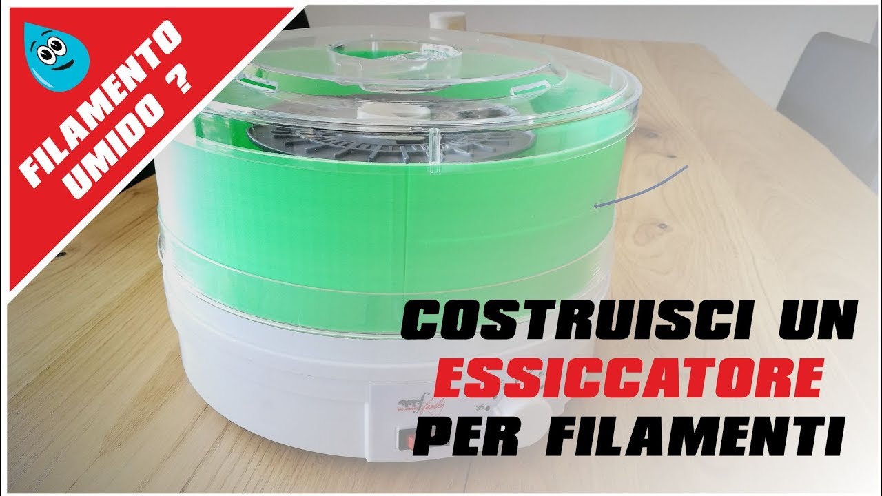 Filamento umido - Costruisci un essiccatore