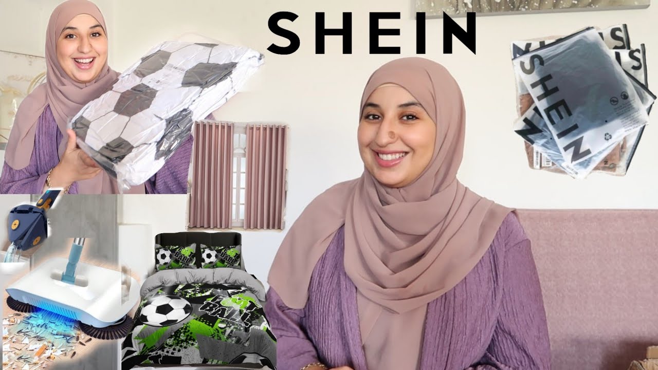 SHEIN HOME  تغيير ديكور غرفة ابني من شي إن + ادوات التنظيف