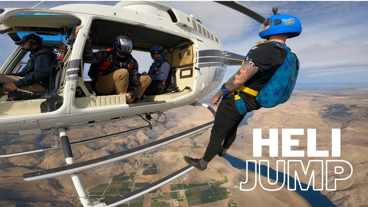 4K First Heli Skydive in Chelan SKYFEST