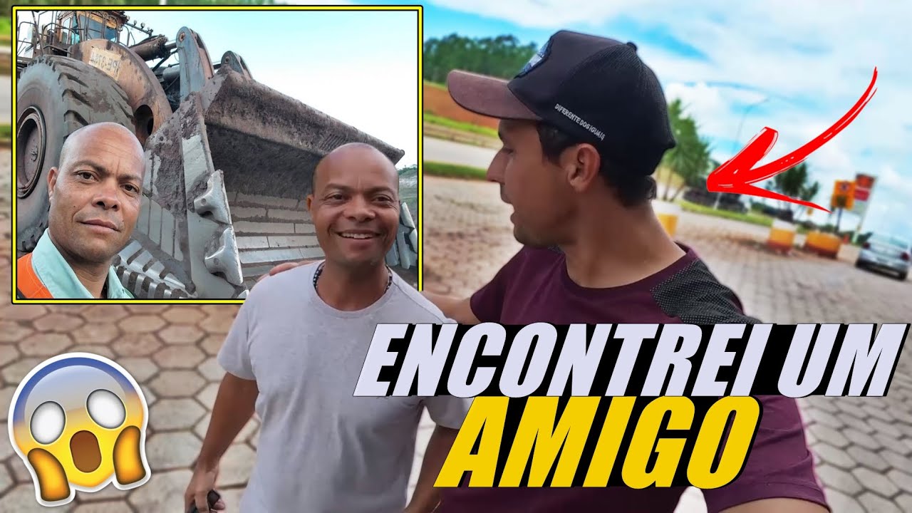 ELE TRABALHA COM ESSA MAQUINA GIGANTE... ENCONTREI UM INSCRITO!!!