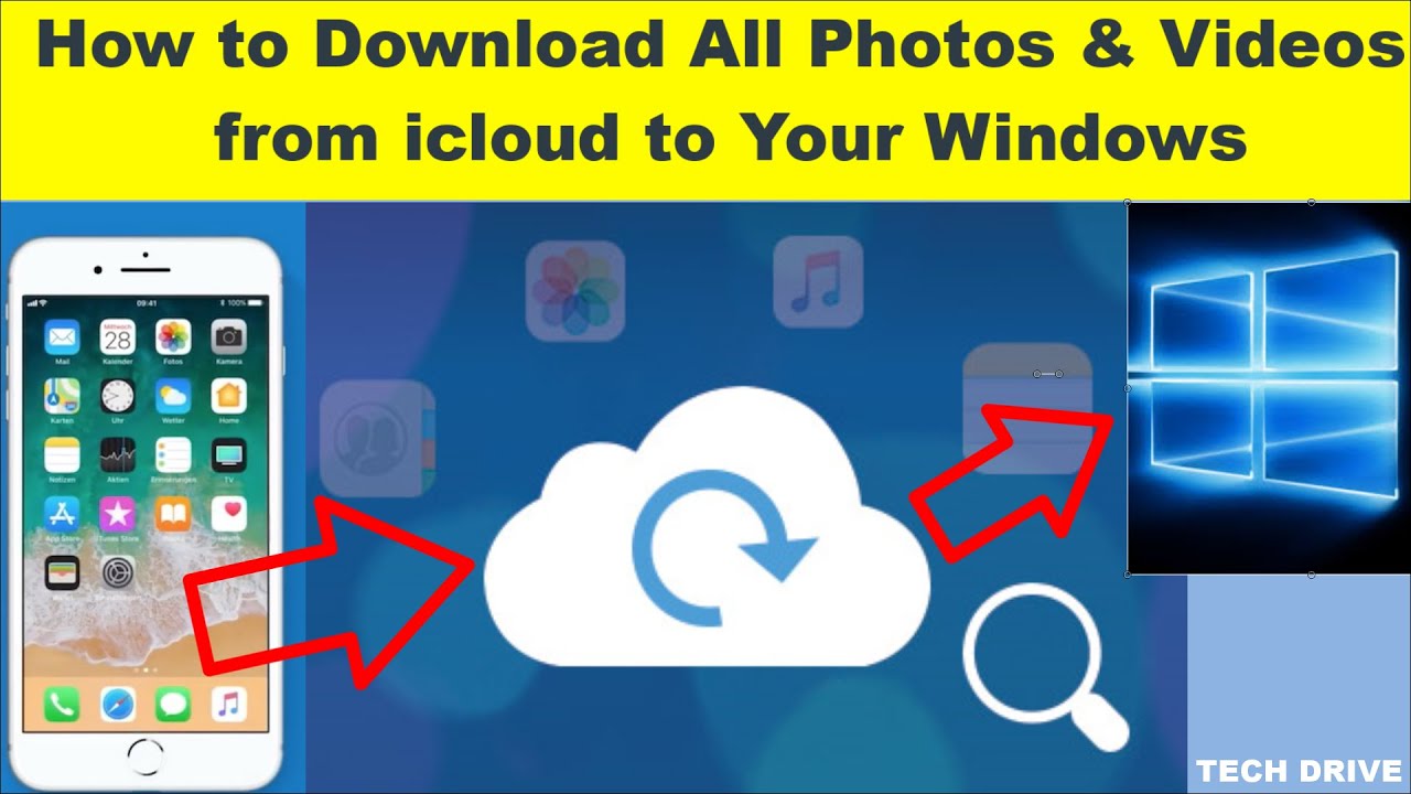 How To Download Photos & Videos from icloud to PC | Easy recovery | Backup from iphone to windows