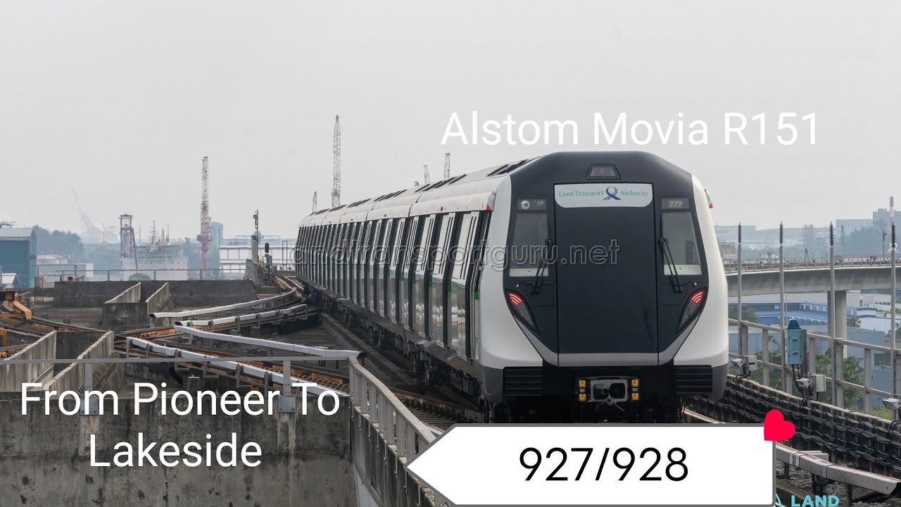 Alstom Movia R151 927/928 From Pioneer To Lakeside 
