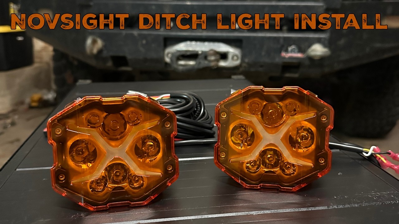 Installing Ditch Lights On Our Chevy Suburban - Novsight X Series Multifunction Lights