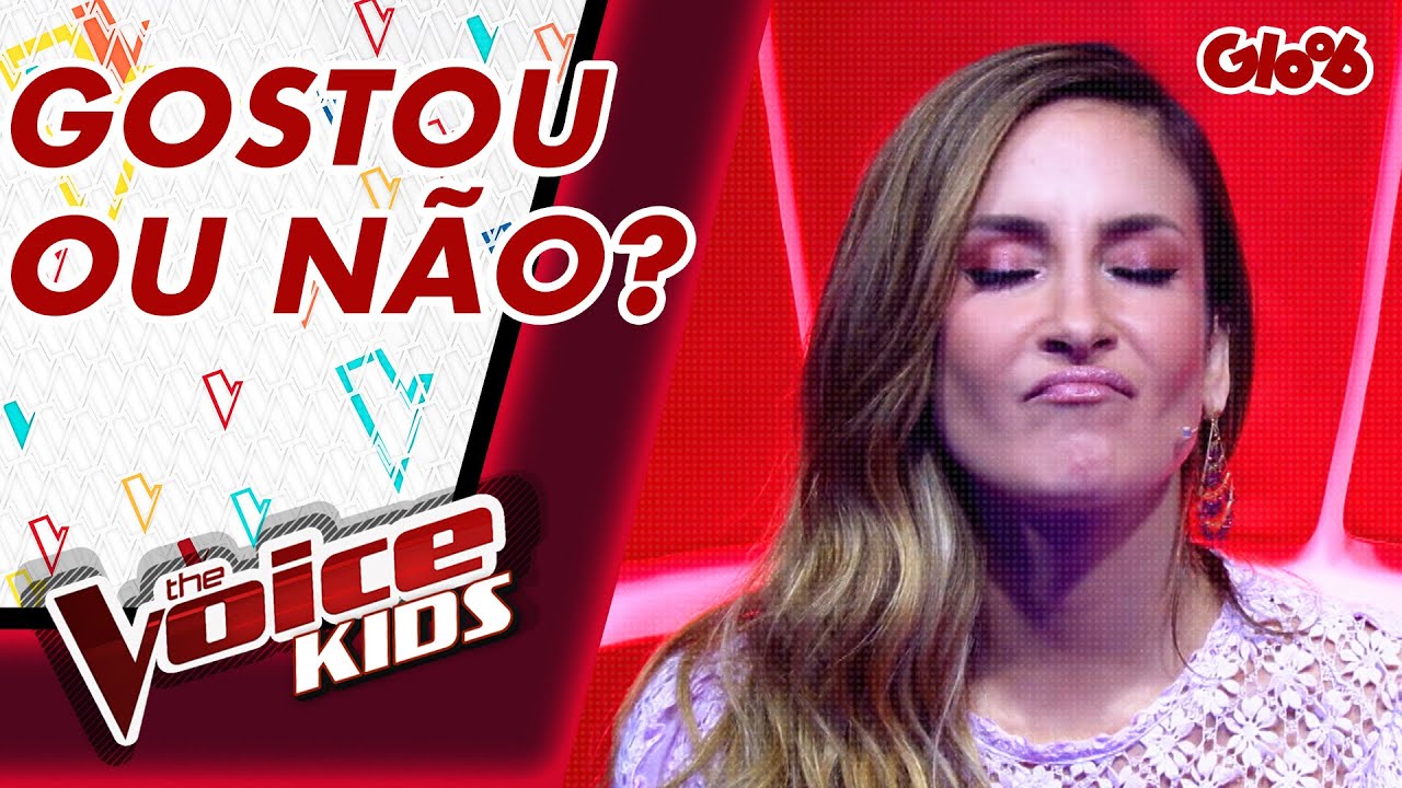 CLAUDIA LEITTE INDECISA NAS AUDIÇÕES ÀS CEGAS | THE VOICE KIDS | Mundo Gloob